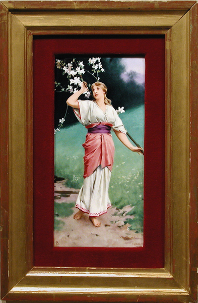 "Allegory of Spring" signed and marked Item ID 1401
