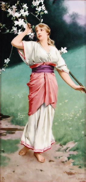 "Allegory of Spring" signed and marked Item ID 1401 – Bild 2