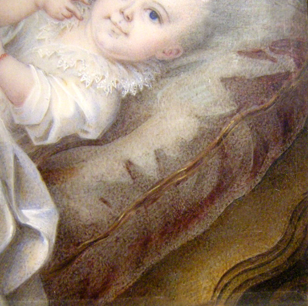 "Baby in the bed", miniature on ivory Item ID 2121 – Bild 5