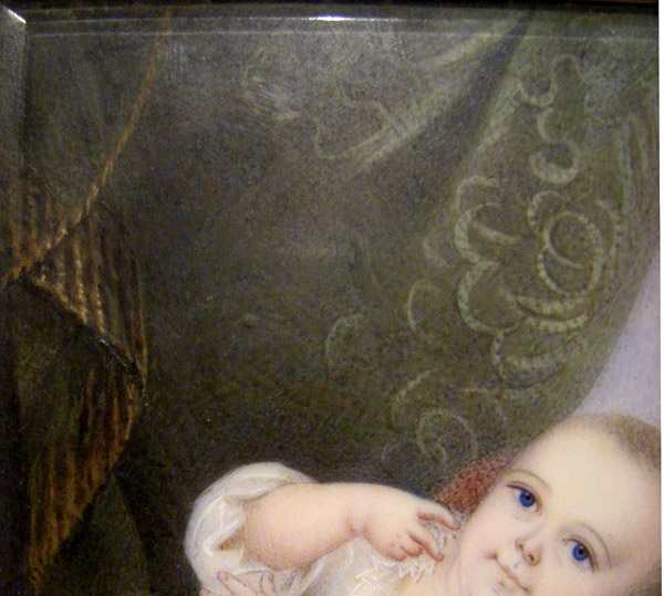 "Baby in the bed", miniature on ivory Item ID 2121 – Bild 6