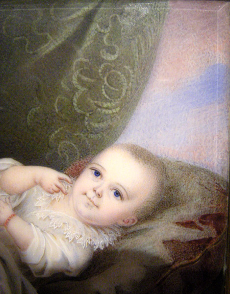 "Baby in the bed", miniature on ivory Item ID 2121 – Bild 7