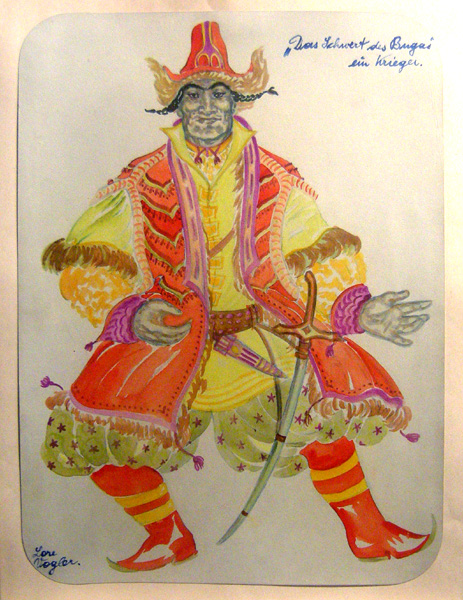 "A Warrior", original design to the play "The sword of Bugas" Item ID 2381