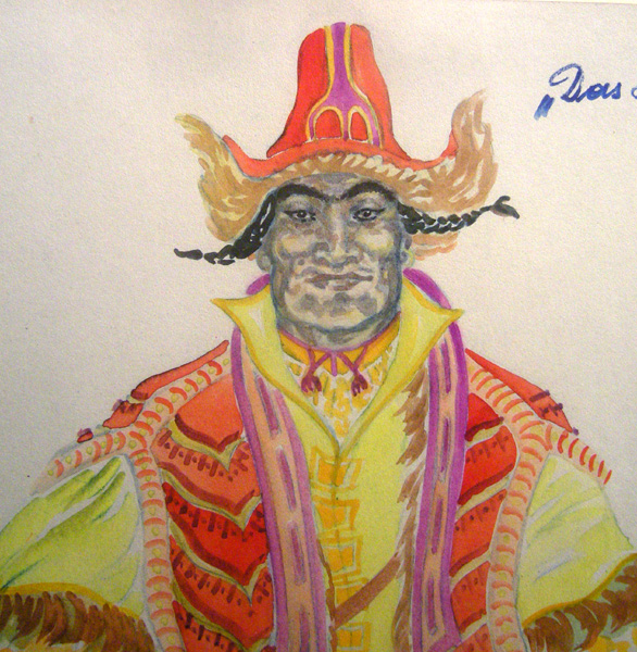 "A Warrior", original design to the play "The sword of Bugas" Item ID 2381 – Bild 2
