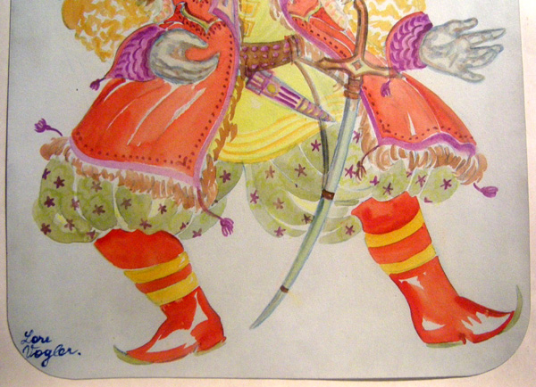 "A Warrior", original design to the play "The sword of Bugas" Item ID 2381 – Bild 4