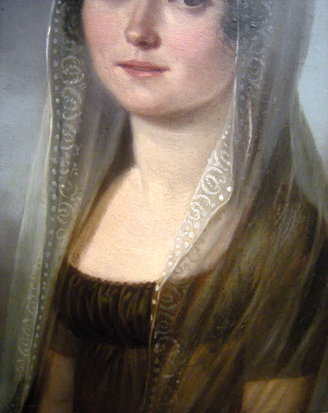 "Beautiful Adele", classicist portrait, dated 1803 Item ID 2403 – Bild 4