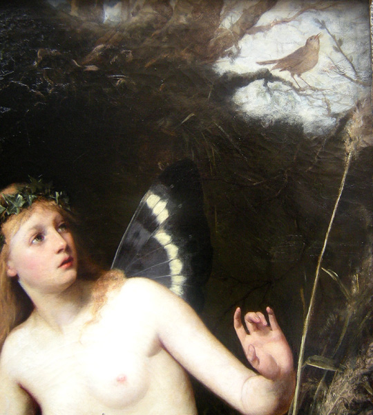 " The Forest Elf ", important German mythological painting Item ID 2875 – Bild 6