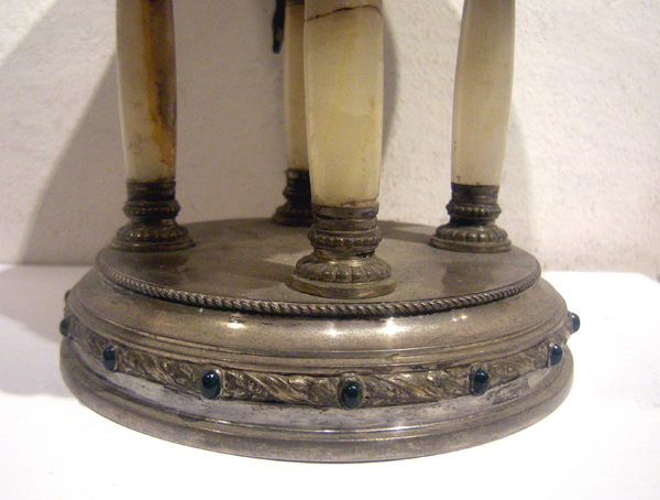 Antique silver and onyx bowl with hunting motifs , decorated with semiprecious stones Item ID 2947 – Bild 6