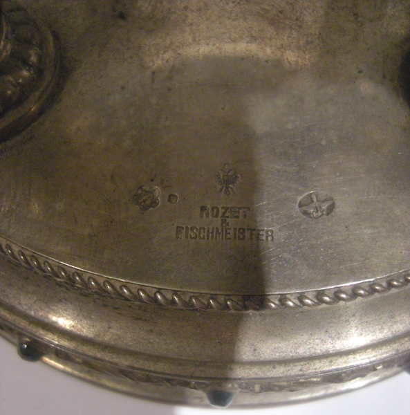 Antique silver and onyx bowl with hunting motifs , decorated with semiprecious stones Item ID 2947 – Bild 8