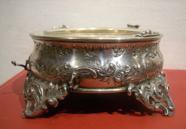 Caviar container, silver, Diana head hallmark 1872-1922 Item ID 2964 – Bild 5