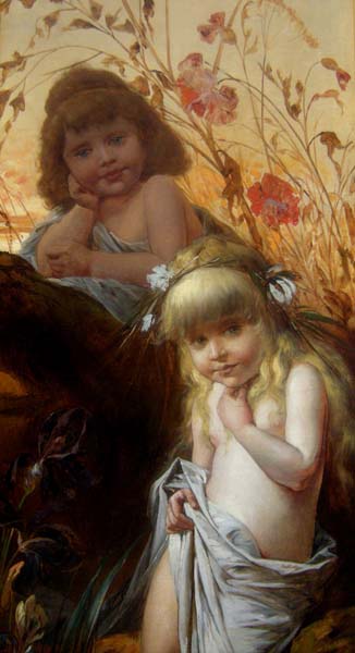 "Allegory of Summer", monumental 4-part painting Item ID 3584 – Bild 2
