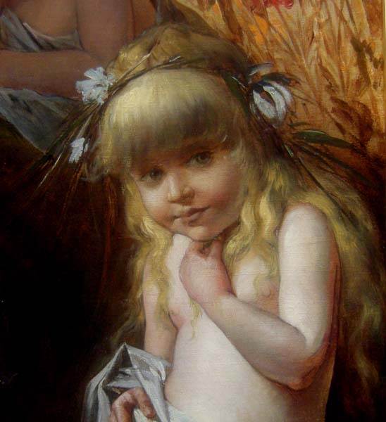 "Allegory of Summer", monumental 4-part painting Item ID 3584 – Bild 3
