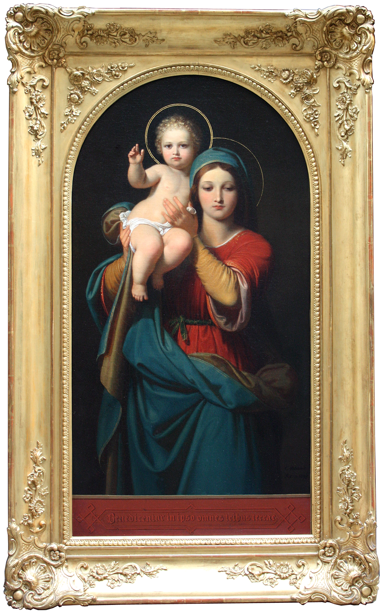 " And in him shall all the tribes of the earth be blessed", the Bible, Psalm 72:17 Item ID 3799