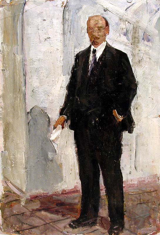 " Lenin ", oil study Item ID 4304