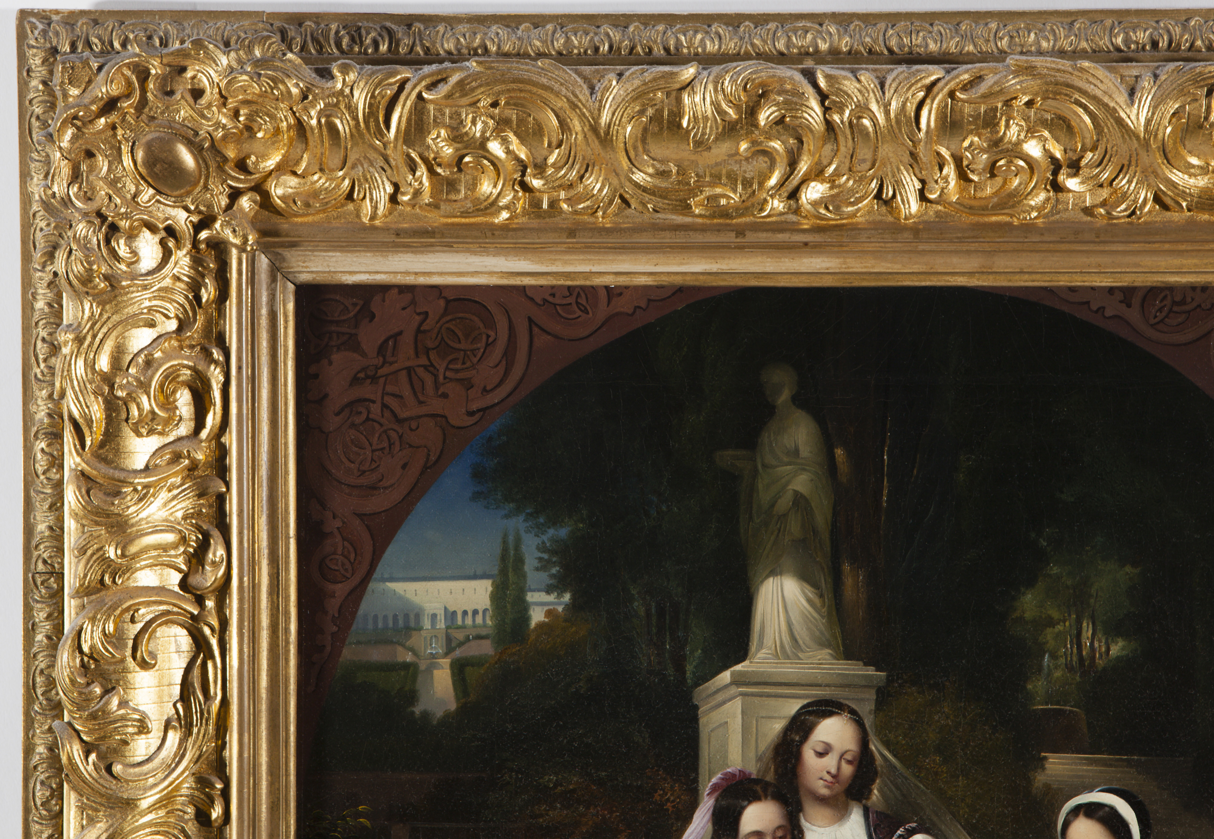 " Three women feeding swans", from the former property of the Prussian King Friedrich Wilhelm III Item ID 4338 – Bild 9