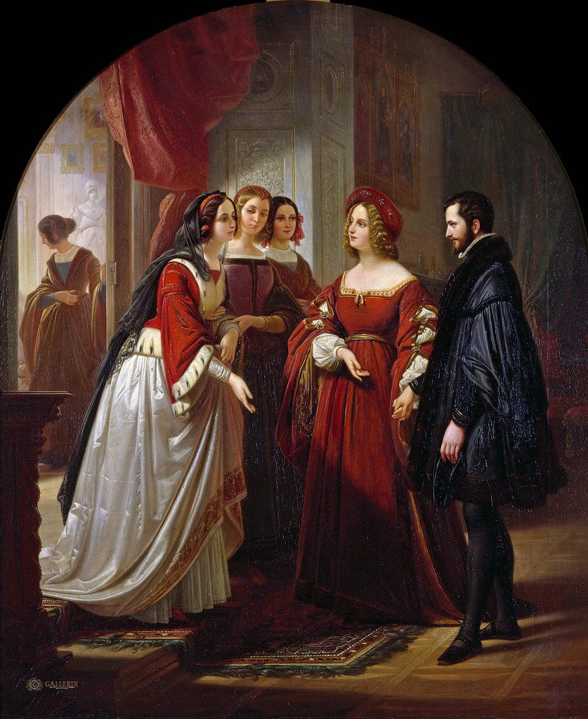 " Three women feeding swans", from the former property of the Prussian King Friedrich Wilhelm III Item ID 4338 – Bild 11