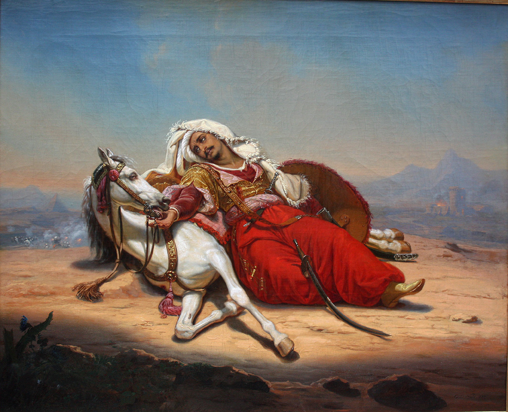 " Wounded Mamluk ", the episode of the battle of Pyramids / Napoleon invasion of Egypt in 1798 Item ID 5391 – Bild 2