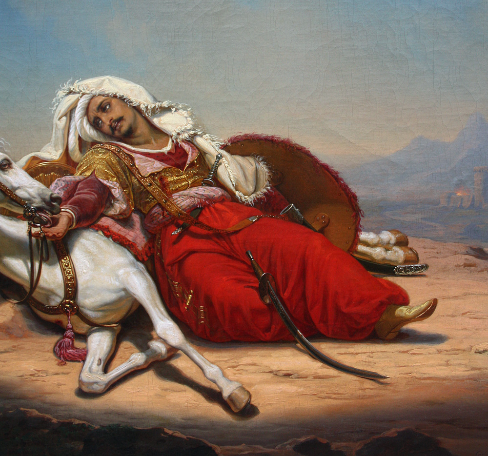 " Wounded Mamluk ", the episode of the battle of Pyramids / Napoleon invasion of Egypt in 1798 Item ID 5391 – Bild 3