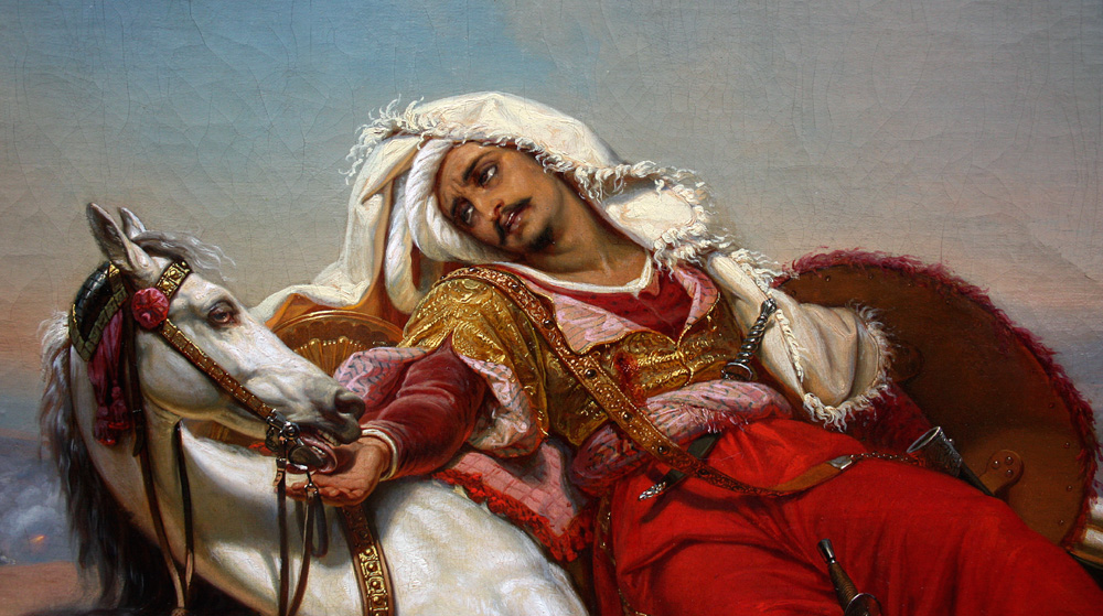 " Wounded Mamluk ", the episode of the battle of Pyramids / Napoleon invasion of Egypt in 1798 Item ID 5391 – Bild 4