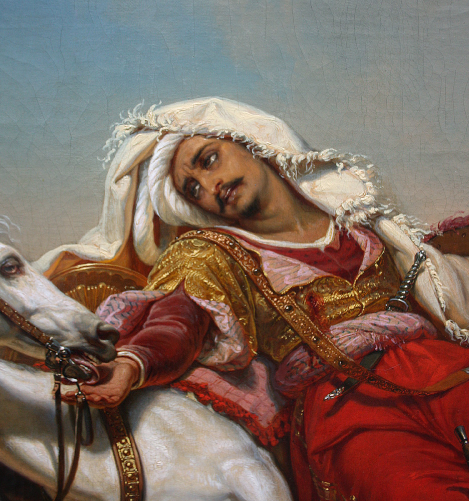 " Wounded Mamluk ", the episode of the battle of Pyramids / Napoleon invasion of Egypt in 1798 Item ID 5391 – Bild 5
