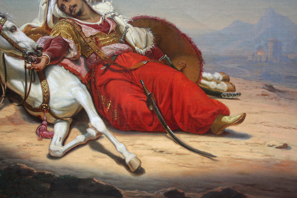 " Wounded Mamluk ", the episode of the battle of Pyramids / Napoleon invasion of Egypt in 1798 Item ID 5391 – Bild 9