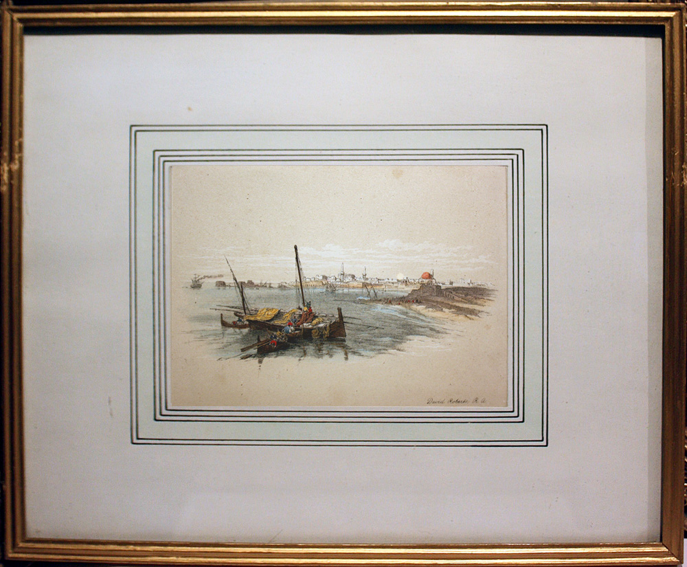 " View of port city Akko in Israel ", one of 10 views of Middle East Item ID 5795