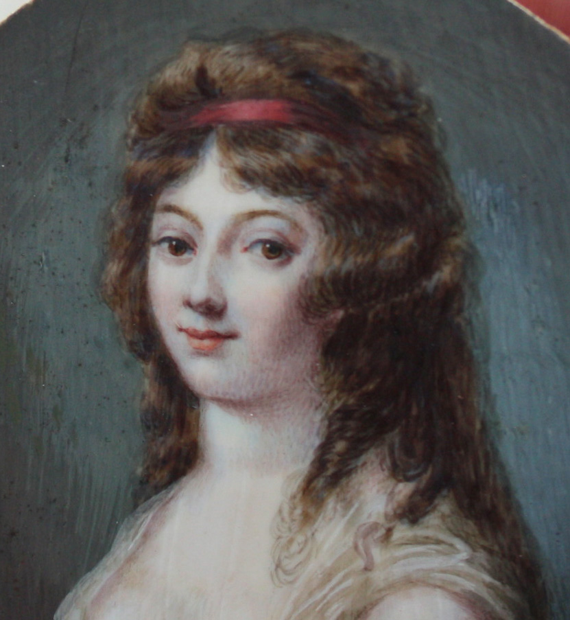 Portrait miniature of a young lady Item ID 5894 – Bild 4