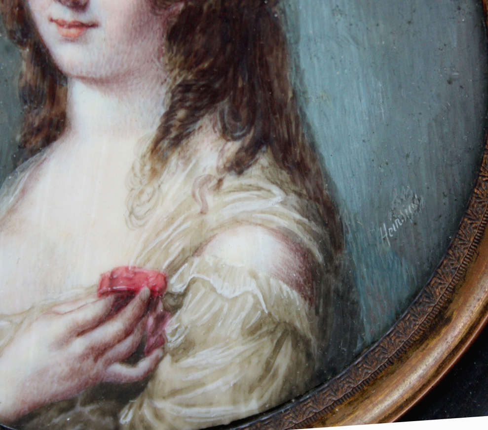 Portrait miniature of a young lady Item ID 5894 – Bild 6