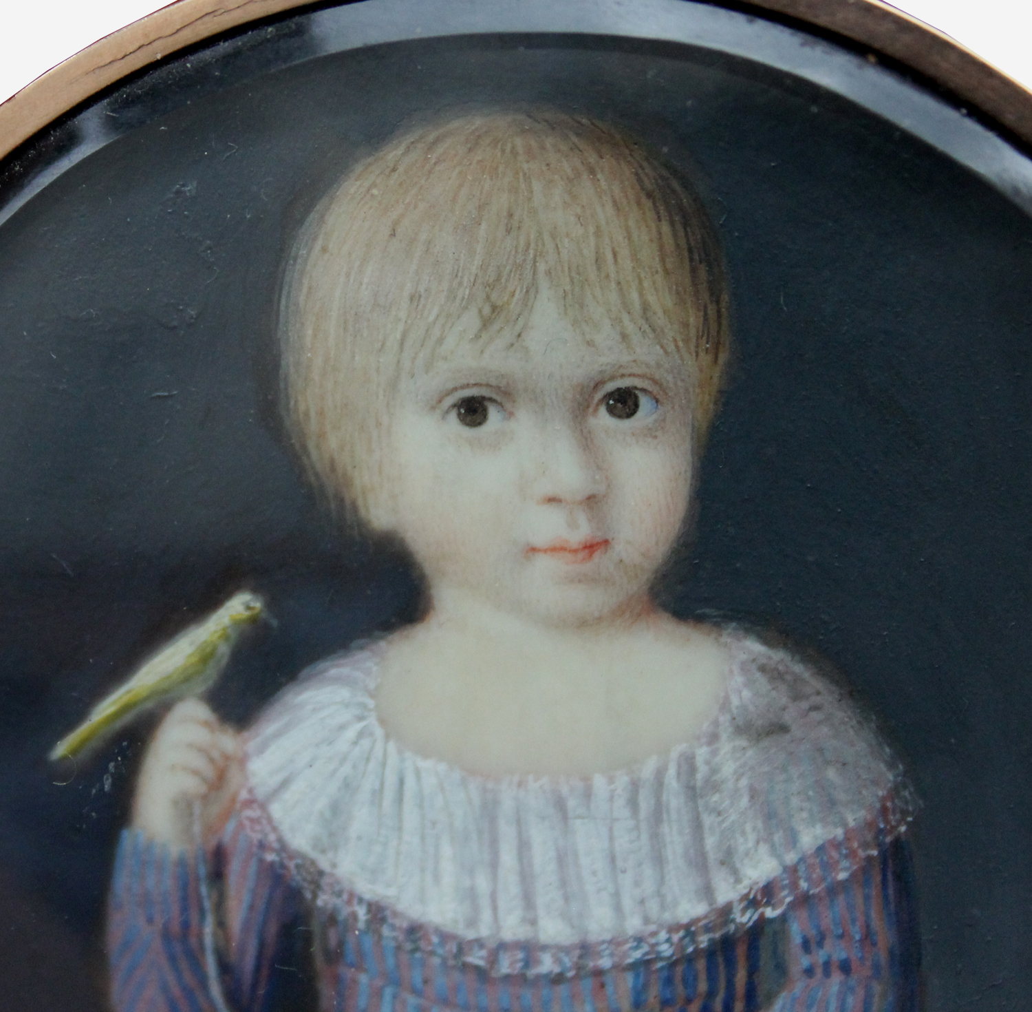 Portrait miniature of Francesco Oliveri del Castillo, futured Duke di Aquaviva in Palermo – Bild 4