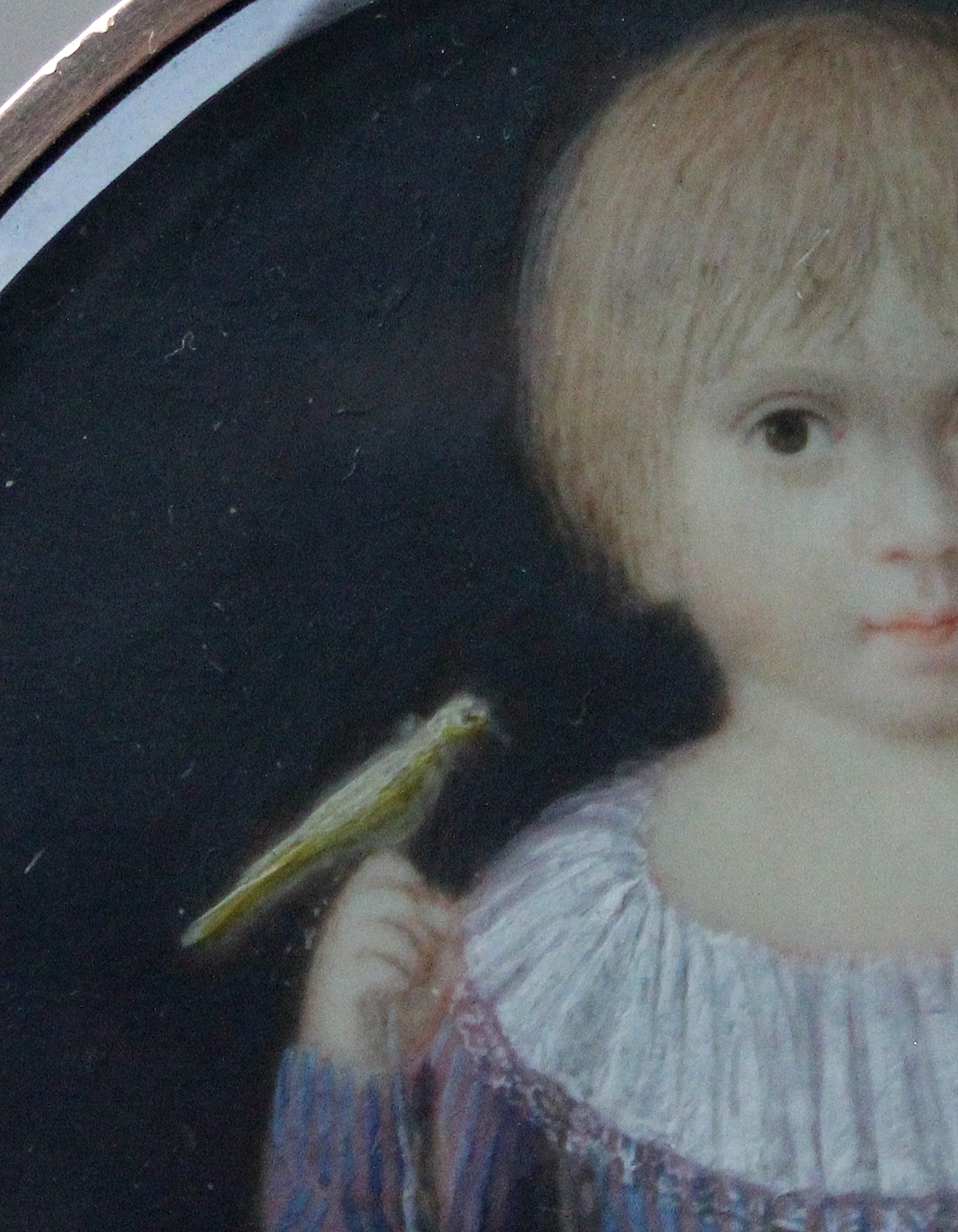 Portrait miniature of Francesco Oliveri del Castillo, futured Duke di Aquaviva in Palermo – Bild 5