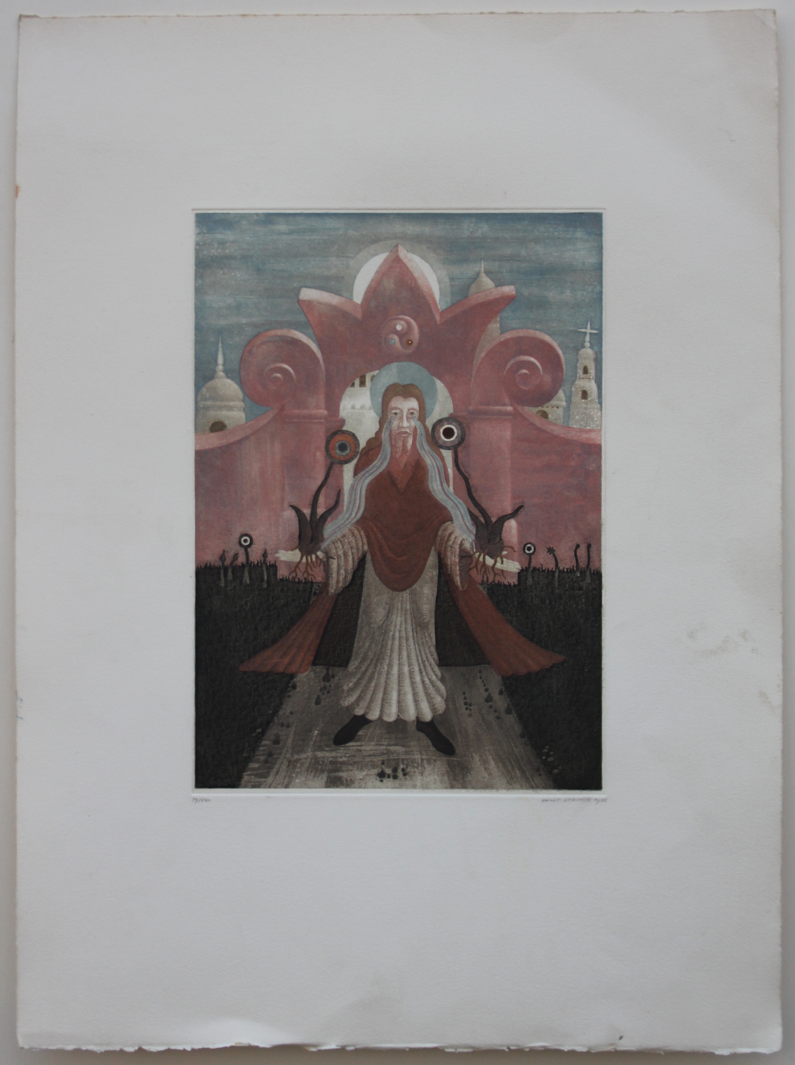 Saint Peter in the front of the Gates of Heaven