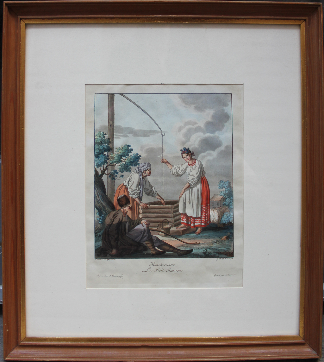 „Malorossiens“ (Ukrainiens), from the famous ethnographic album “Peoples of Russia” (1812–1813). – Bild 2