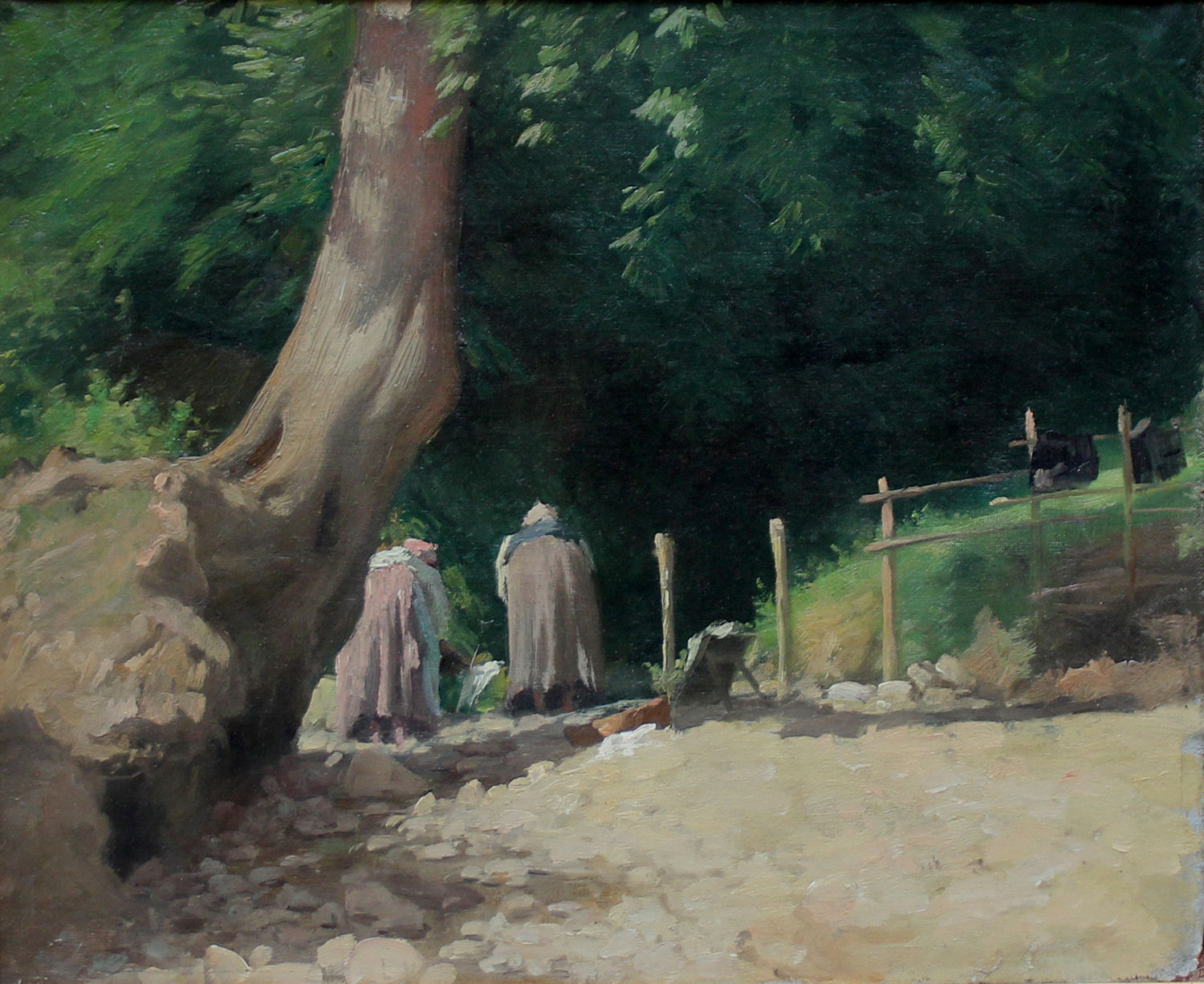 Washerwomen by the forest stream – Bild 2
