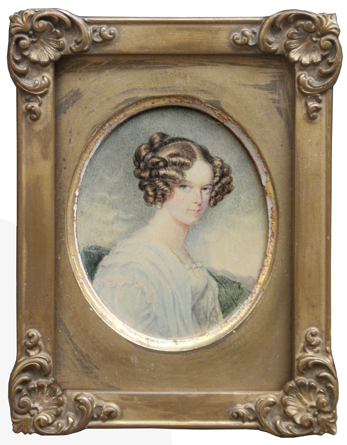 Bust portrait of Countess Crescence Széchenyi, née von Seilern und Aspang (1799-1875)