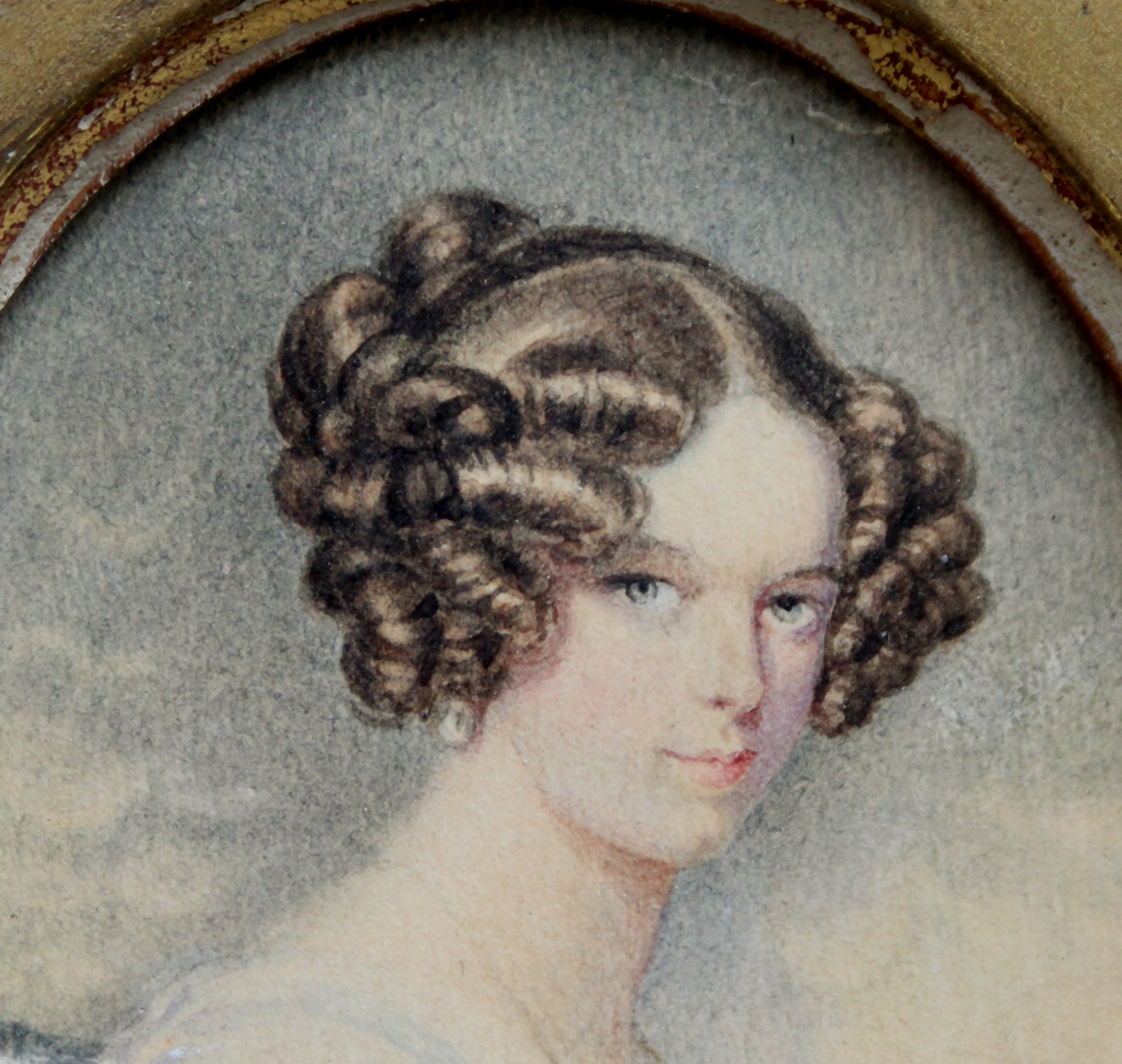 Bust portrait of Countess Crescence Széchenyi, née von Seilern und Aspang (1799-1875) – Bild 3