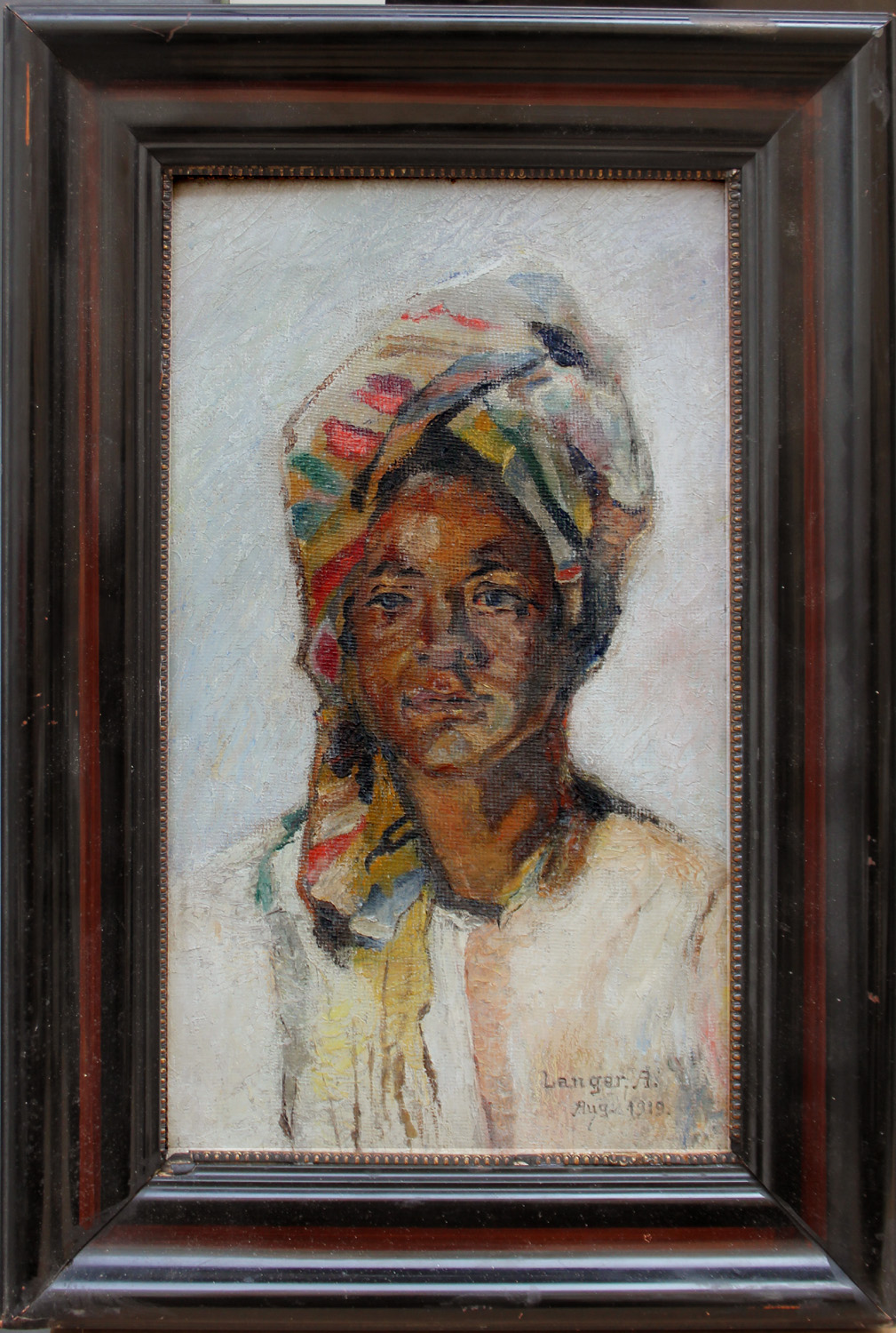 Portrait of a young Arab